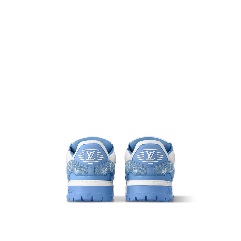 Sneaker LV Trainer Maxi Bleu Ciel Blanc