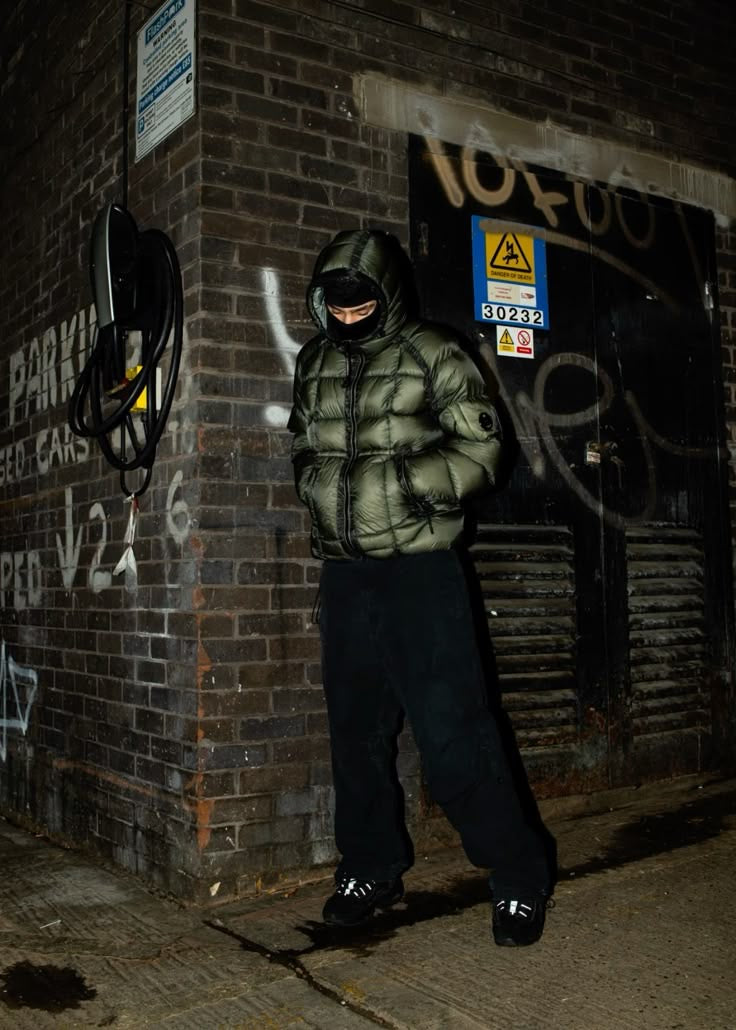 C.P Company - Doudoune C.P Vert Kaki