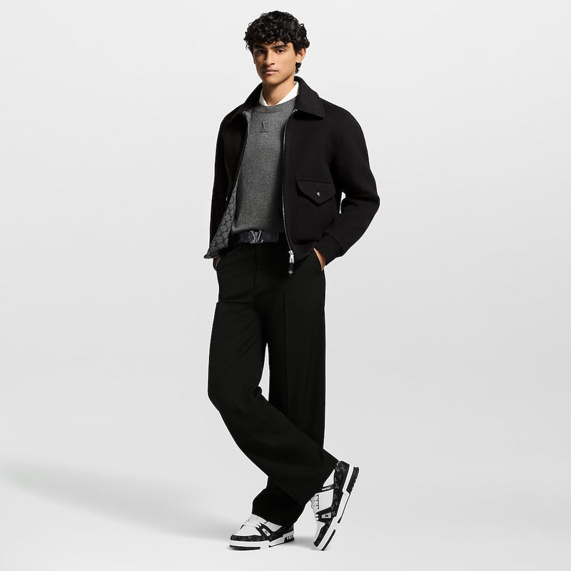 Sneaker LV Trainer Noir Blanc