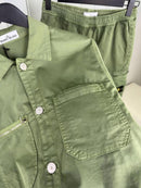 Stone Island - Ensemble Chemise + SHORT Kaki