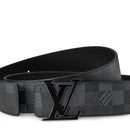 Louis Vuitton - Ceinture LV Initiales Damoflage 40 mm réversible
