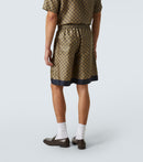 GUCCI - Short GG imprimée en soie