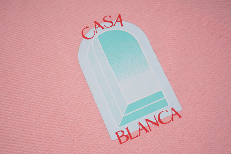 Casablanca - T-shirt Casa L’Arche Nuance de Bleu Rose