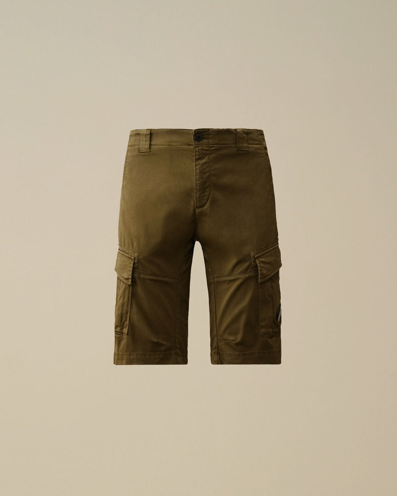 C.P Company - Short Cargo stretch sateen Ivy Green
