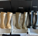 Chanel - Bottes Rain Wellington Rubber en caoutchouc (3 coloris)