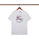 Burberry - T-shirt Burberry avec motif coloré de cavalier et logo - Blanc