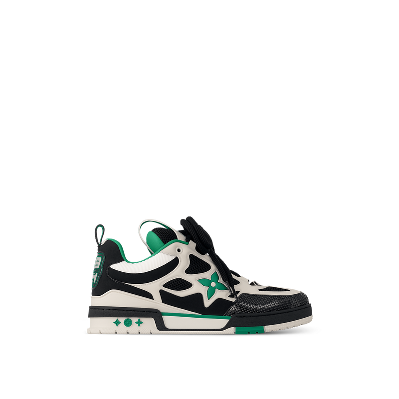 Sneaker LV Skate Noir Blanc Vert