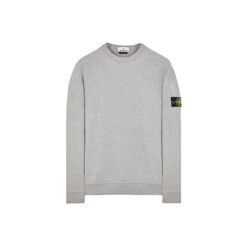 Stone Island - Sweat-shirt à col rond poussière chiné