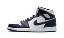 Air Jordan® 1 Mid White Metallic Gold Obsidian