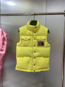 Gucci x TheNorthFace - Doudoune sans manche avec logo  Jaune