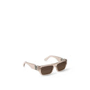 Louis Vuitton - Lunettes de soleil carrées basses LV Flower Marron