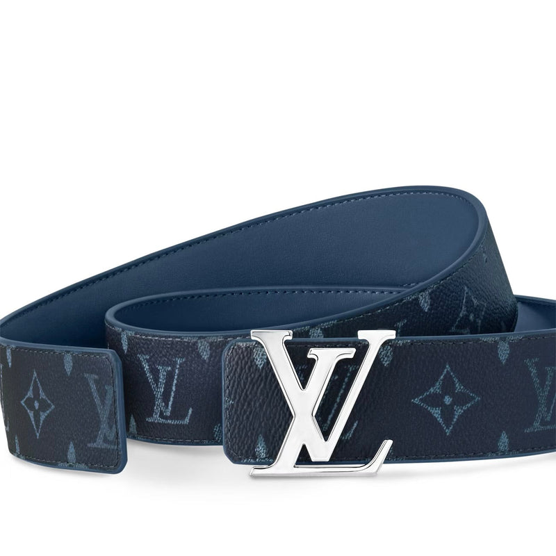 Louis Vuitton - Ceinture LV Initiales 40 mm réversible Bleu