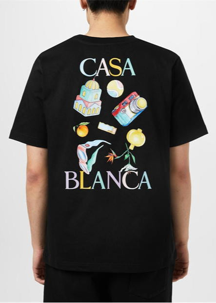Casablanca - T-shirt Objets en vrac Noir