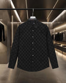 Louis Vuitton - Chemise manches longues motif damier LV Noir