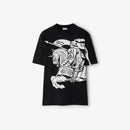 Burberry - T-shirt en coton EKD Noir