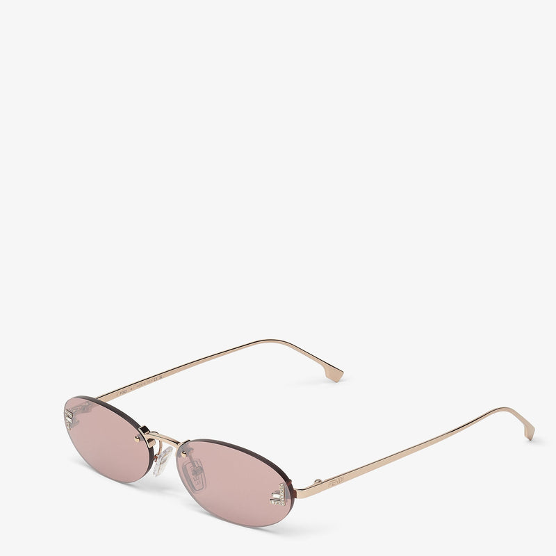 Fendi - Lunettes De Soleil Fendi First Crystal Rose
