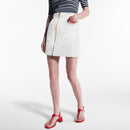 Louis Vuitton - Jupe en denim Monogram Fil Coupé