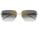 Cartier - Lunettes solaires Cartier Clash Monture Or Verres Gris