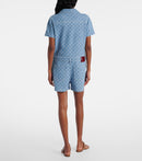 Gucci - Combi-short GG en jacquard de denim