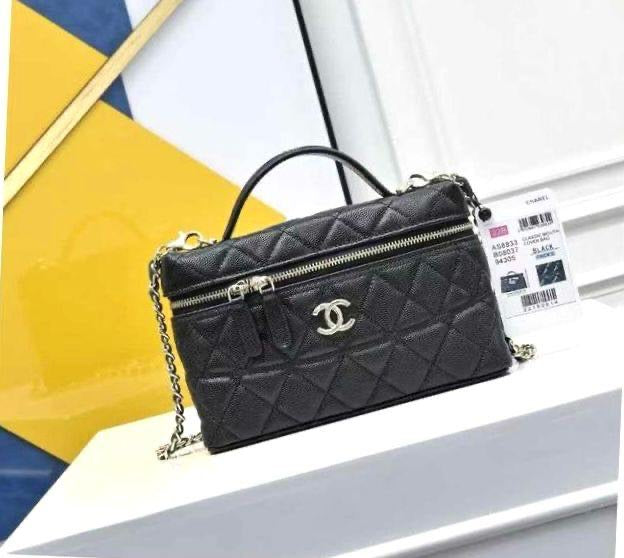 Chanel - Sacs à bandoulière 20cm Beige/Blanc/Rose/Noir