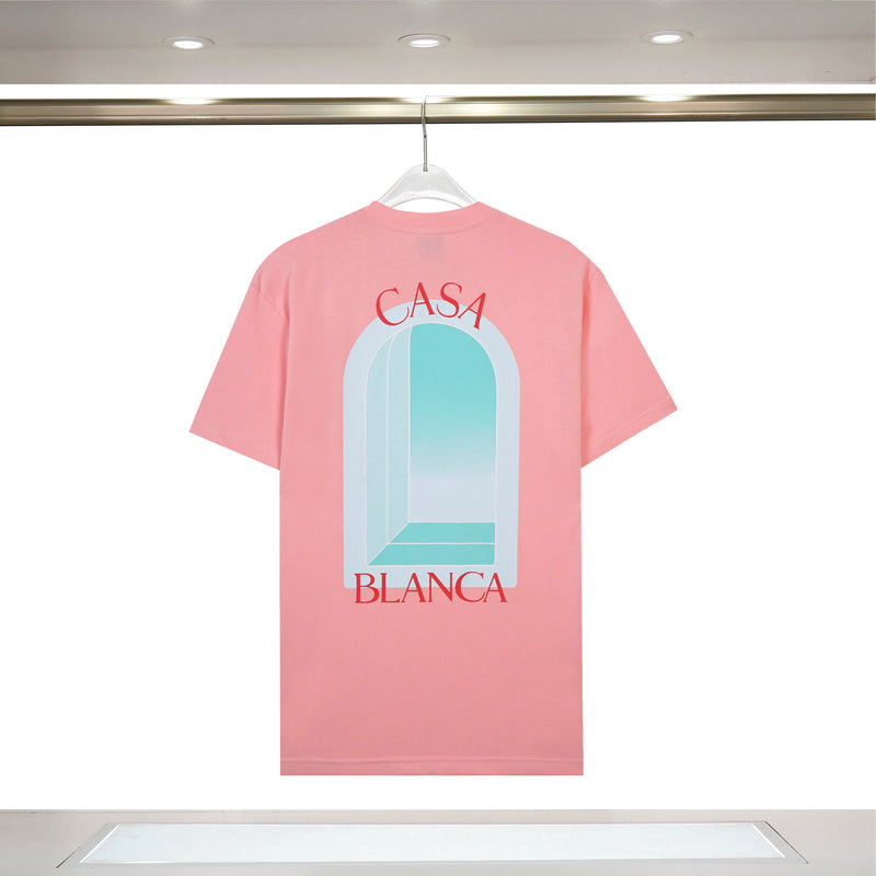 Casablanca - T-shirt Casa L’Arche Nuance de Bleu Rose