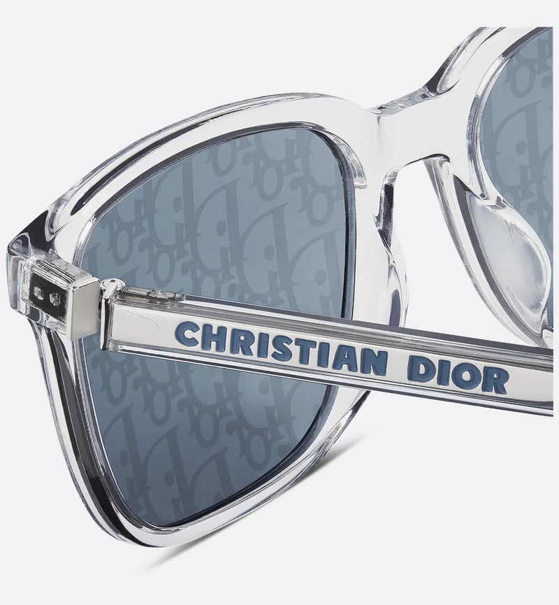 Dior - Lunettes De Soleil DiorTag SU rectangulaires Cristal