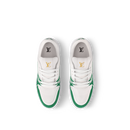 Sneaker LV Trainer Blanc Vert Doré