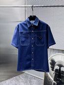 Prada - Ensemble Prada CHEMISE + SHORT Bleu