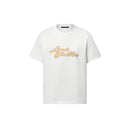 Louis Vuitton - Tee-shirt à signatures brodées Milky White
