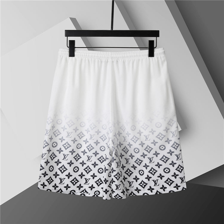 Louis Vuitton - Ensemble CHEMISE + SHORT logo LV Blanc