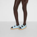 Gucci - Sandales avec Double G Bleu Clair