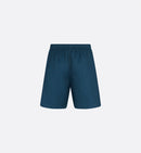 Dior - Short Dior Oblique Jacquard de soie et coton Bleu Marine