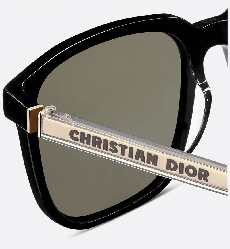 Dior - Lunettes De Soleil DiorTag SU rectangulaires Noir