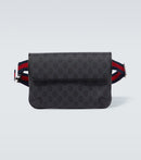 Gucci - Sac ceinture Web Stripe en toile GG Noir