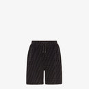 Fendi - Ensemble T-shirt + Short en piqué FF Noir