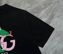 Gucci - T-shirt avec un design reptilien et logo Gucci - Noir