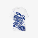 Burberry - T-shirt en coton EKD Blanc