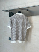 Dior - Polo Dior Motif Iconic Beige/Blanc