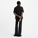 Louis Vuitton - Chemise manches courtes brodée en coton Noir