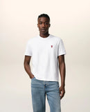 Ami - T-shirt Patch Ami De Cœur en coton Blanc