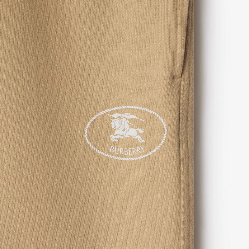 Burberry - Short en coton Knight Flax