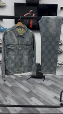 Louis Vuitton - Ensemble Veste + Jeans LV Iconic monogramme (2 coloris)