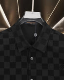 Louis Vuitton - Chemise manches longues motif damier LV Noir