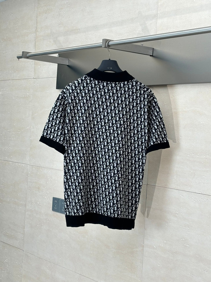 Dior - Polo Dior Motif Iconic Noir/Blanc