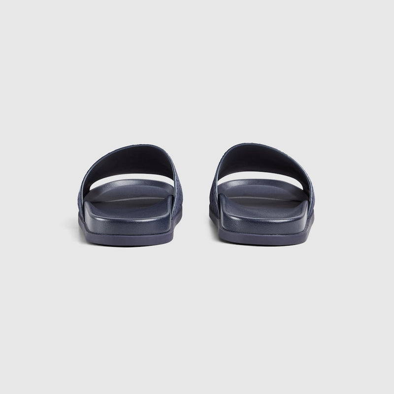 Gucci - Mules en Daim GG Bleu