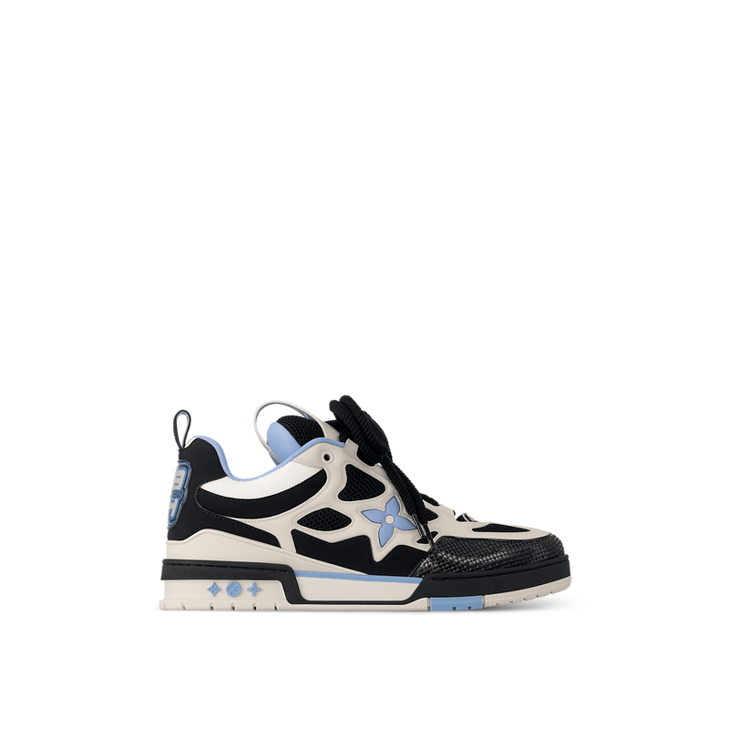 Sneaker LV Skate Noir Blanc Bleu