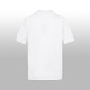 Fendi - T-shirt avec logo Fendi en jaune sur une étiquette - Blanc