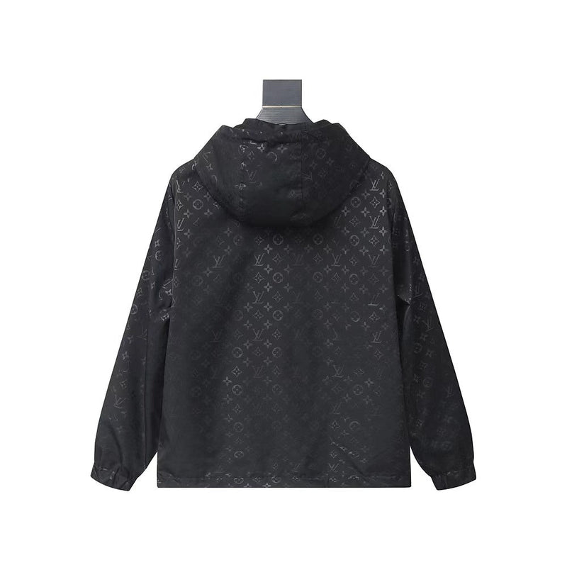 Louis Vuitton - Veste à capuche monogramme LV Noir