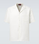 GUCCI - ENSEMBLE GG SHORT + CHEMISE en lin melangé Blanc