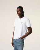 Ami - T-shirt Patch Ami De Cœur en coton Blanc